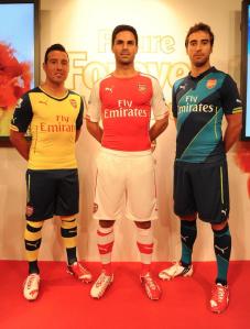 Here are all three looks for the 2014/15 season